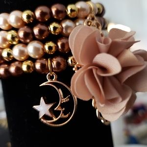 Bracelet glass pearls